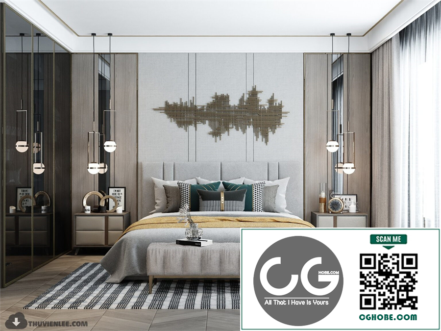 3D Interior Scenes File 3dsmax Model Bedroom 500 By Huy Hieu Lee