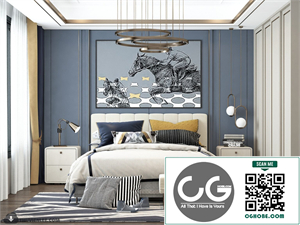 3D Interior Scenes File 3dsmax Model Bedroom 505 By Huy Hieu Lee