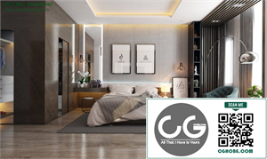3D Interior Scenes File 3dsmax Model Bedroom 518 Free Download