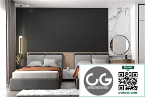 3D Interior Scenes File 3dsmax Model Bedroom 522 By Quyet Nguyen Kim
