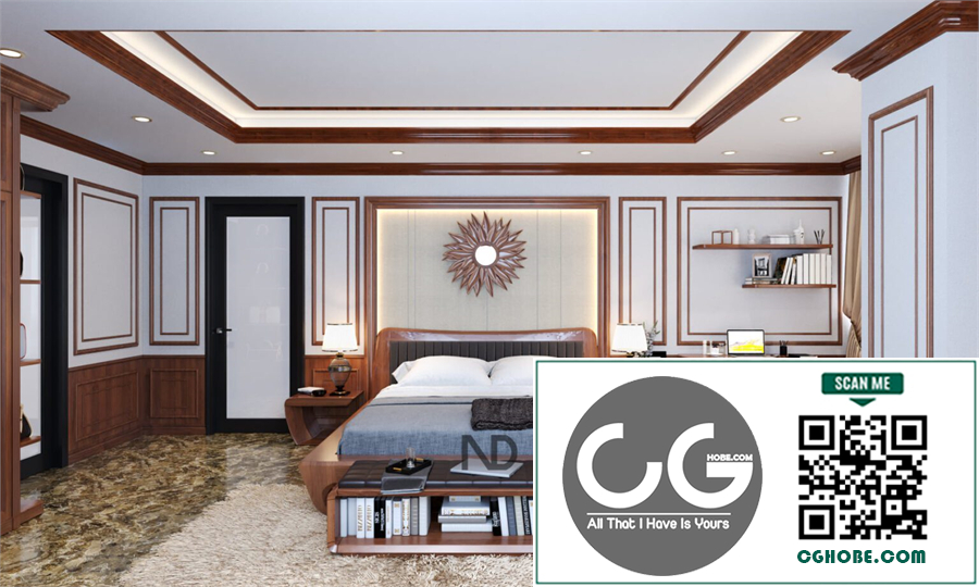 3D Interior Scenes File 3dsmax Model Bedroom 525 By Nam Dang
