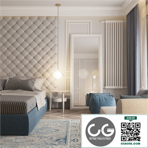 3D Interior Scenes File 3dsmax Model Bedroom 574 By Vu Duc Thien