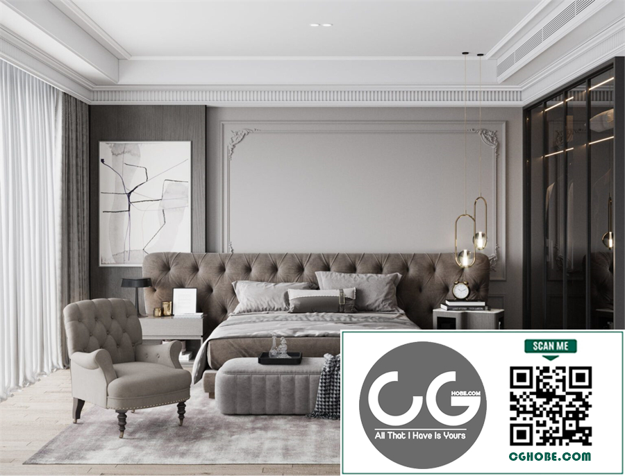 3D Interior Scenes File 3dsmax Model Bedroom 580 By Se Arc