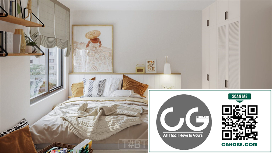 3D Interior Scenes File 3dsmax Model Bedroom 598 By Thang Bao Trung