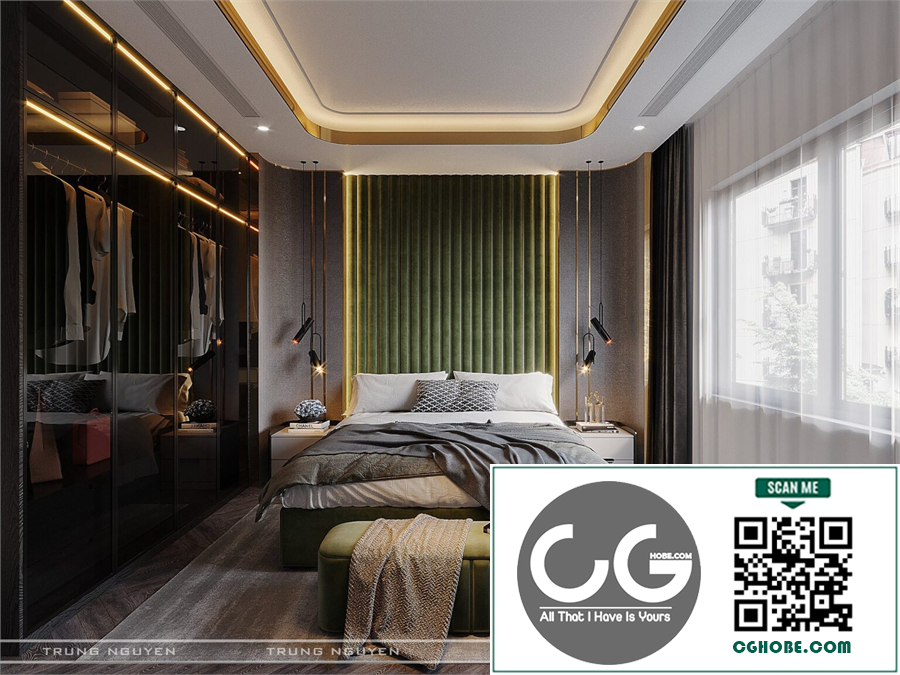 3D Interior Scenes File 3dsmax Model Bedroom 600 By Trung Nguyen