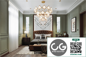 3D Interior Scenes File 3dsmax Model Bedroom 601 By Quan Tran