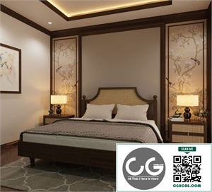 3D Interior Scenes File 3dsmax Model Bedroom 607 By Duc Nguyen
