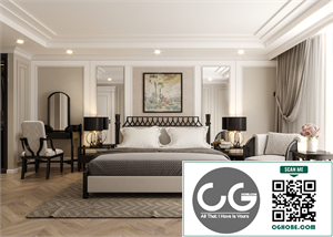 3D Interior Scenes File 3dsmax Model Bedroom Master 491 By Kien Nguyen