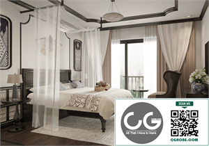 3D Model Interior Hotel Bedroom Scenes File 3dsmax By Dang Dai