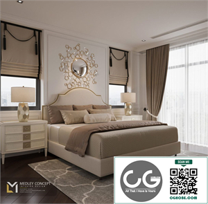 Download Free 3D Interior Bedroom Model By Truong Bao Yen