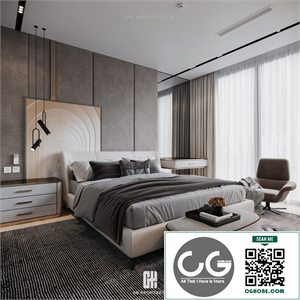 Download Free 3D Interior BedRoom Model by Tran Tien Viet