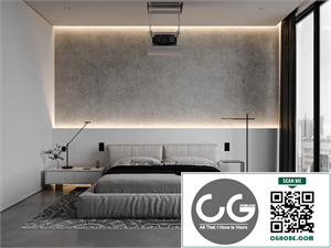 Download Free 3D Interior BedRoom Model By Nguyen Trung