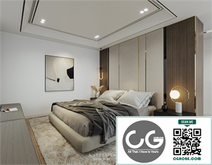 3D Interior BedRoom Model Download by Nguyen Ngoc Tung