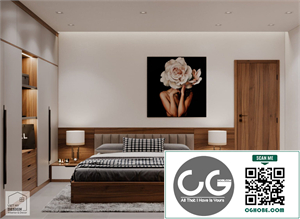 Free 3D BedRoom Interior Model Download by Dang Nam Quang