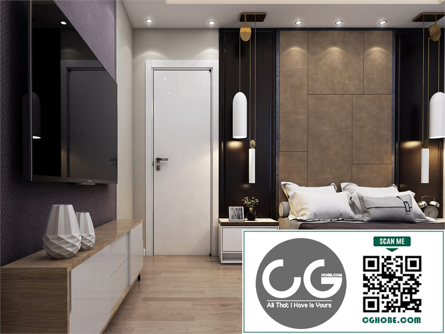 Download Free 3D Scene Bedroom By Mohammed Yossef
