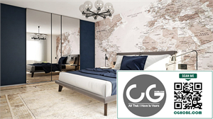 Bedroom Navy – Free 3D Scene from Express Planning