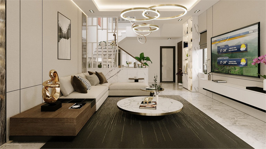 Free 3D Living Room Interior Model Download