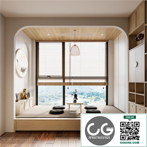 3Ds Max Phòng Thiền Interior Model Download