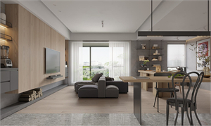 Free 3D Living Room Interior Model Download by Dinh Thanh