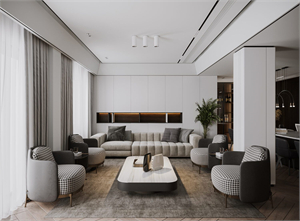  Download Free 3D Living Room Interior Model By Nguyen Nguyen