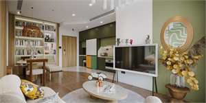 Download Free 3D Living Room – Kitchen Interior Model By Marcö Böxer