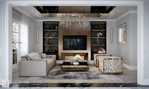  Free 3D Living Room Interior Model Download by Dinh Trong