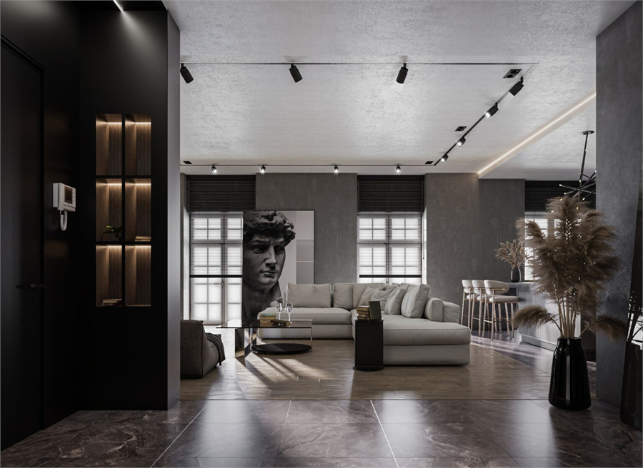 Free 3D Livingroom- Bedroom Interior Model Download by Duc Giang