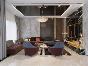 Free 3D Living Room Interior Model Download By Ngoc Vinh