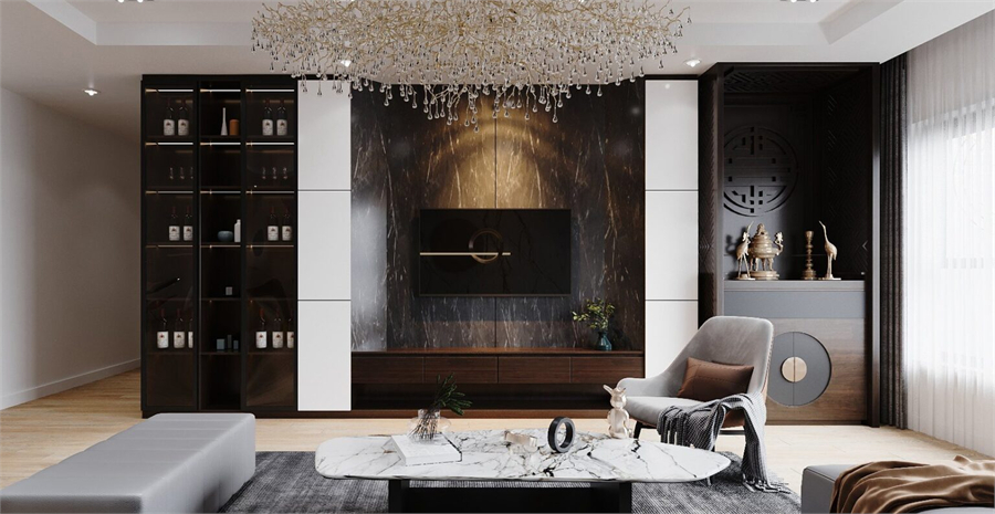 Free 3D Living Room Interior Model Download By Nguyen Hong Giang