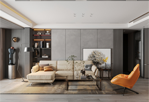 Free 3D Living Room Interior Model Download By Hoang Gia