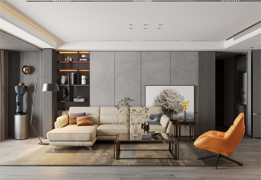 Free 3D Living Room Interior Model Download By Hoang Gia