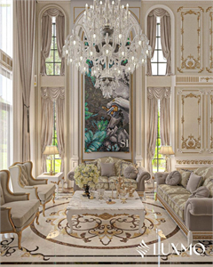  Free 3D Neoclassical Living Room Interior Model Download By Nhat Truong