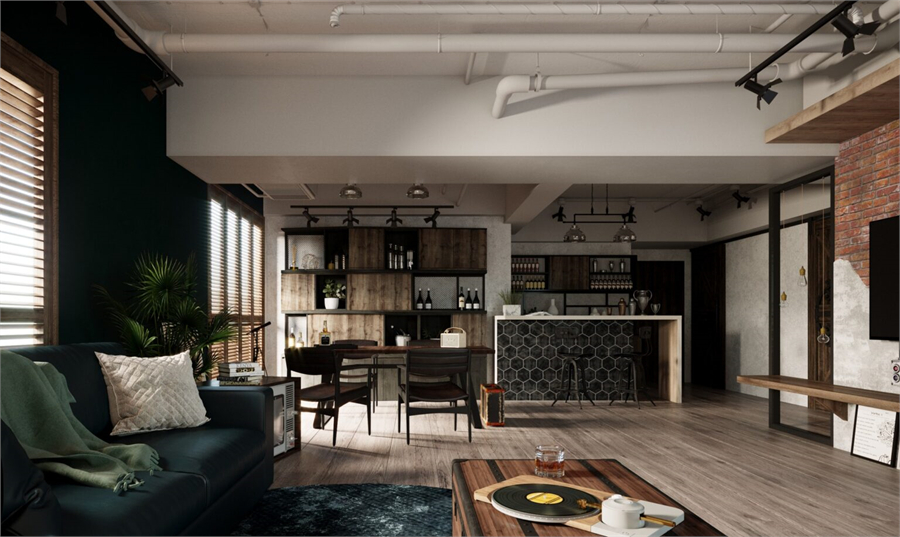 Free 3D Living Room Interior Model Download
