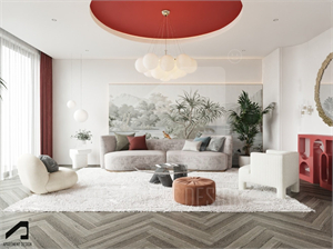 Free 3D Living Room Interior Model Download By Du Ta