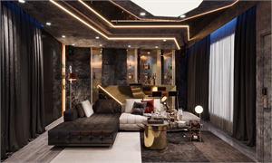 Download Free 3D Living Room Interior Model by Duong Van Thu
