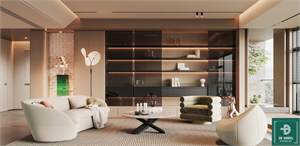 Download Free 3D Living Room Interior Model by Dinh Thanh