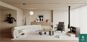 Download Free 3D Living Room Interior Model by Dinh Thanh