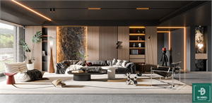  Download Free 3D Living Room Interior Model by Dinh Thanh