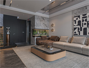 Download Free 3D Living Room Interior Model by Hung Le