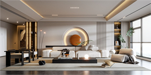 3D Interior Lving Room Model For Free Download by Kha Vi