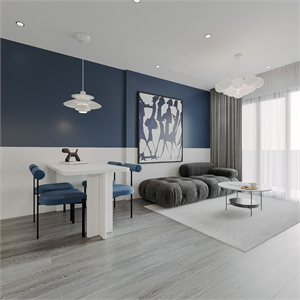 3D Living Room Interior Model Download by Manh Nguyen