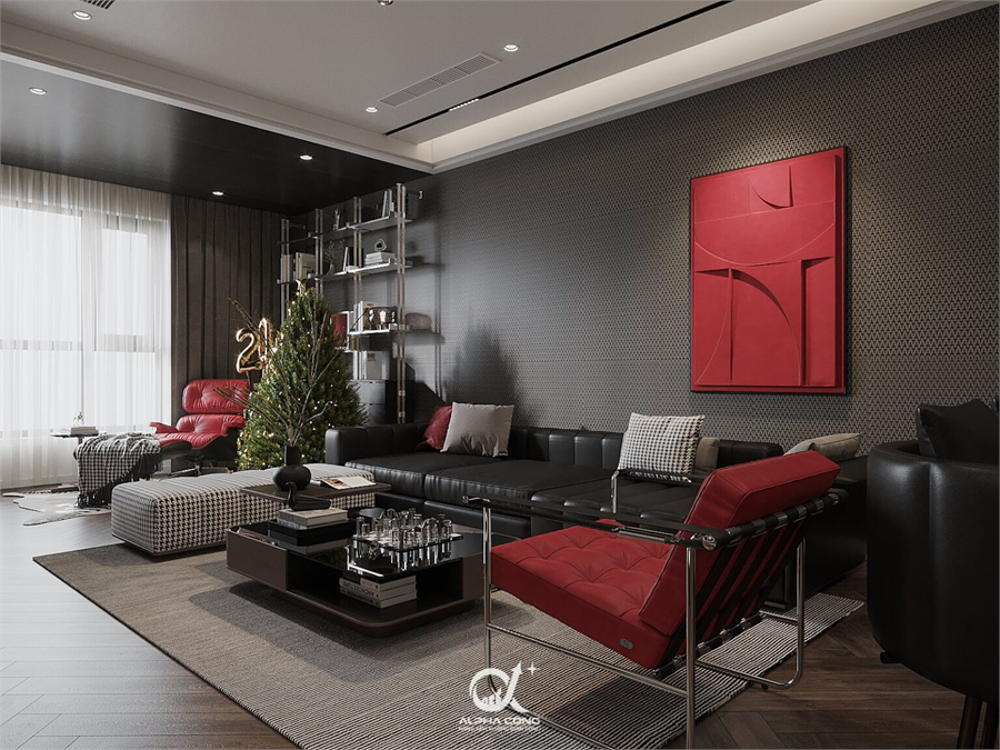 3D Living Room Interior Model Download by Tuan Anh Doan