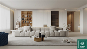 3D Living Room Interior Model Download by Dinh Thanh