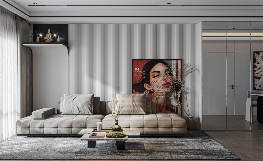 3D Interior Living Room Model For Free Download by Tran Dinh Dang