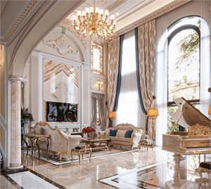 Free 3D Neoclassical Living Room Interior Model Download By Pham Hai