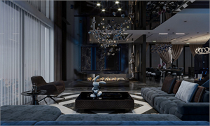 3D Interior Living Room Model For Free Download by Truong Duong
