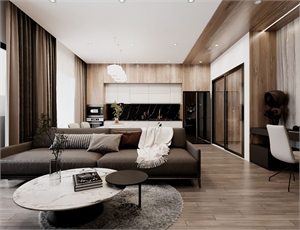 3D Interior Living Room Model For Free Download by Hai Vu