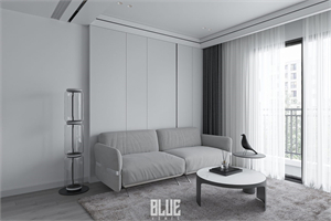 3D Living Room – Kitchen Interior Model Download by Huy Pham