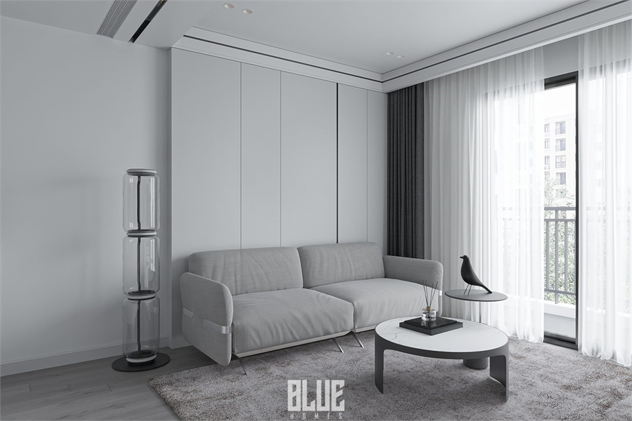 3D Living Room – Kitchen Interior Model Download by Huy Pham