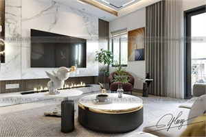 3D Living Room – Kitchen Interior Model Download By Mai Tien Hung